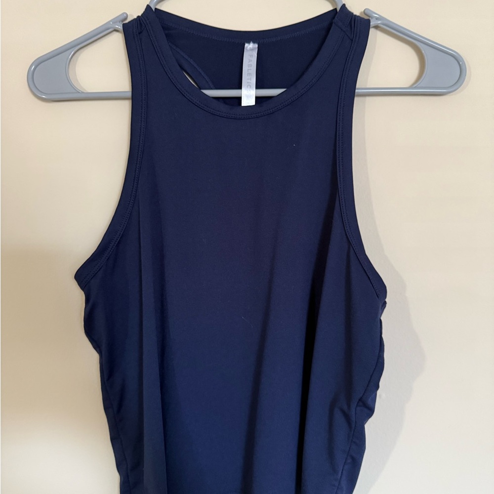 Fabletics Navy Blue Sleeveless Tank Top